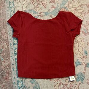 Aerie Copped Workout Top